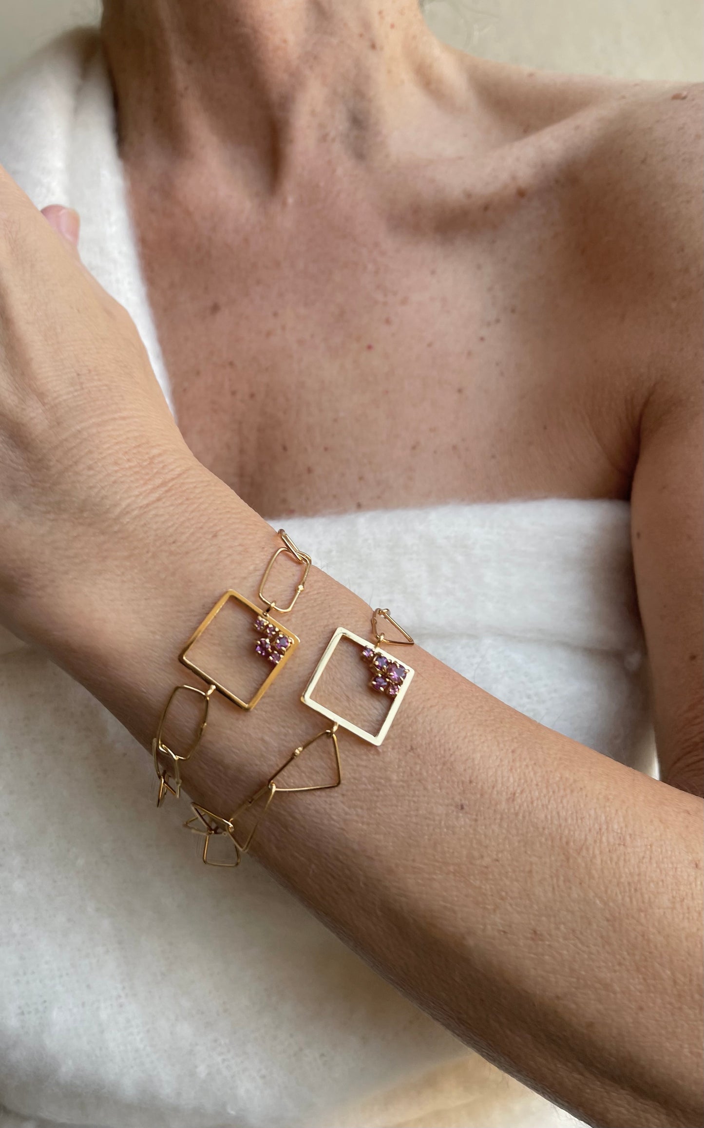 Bracciale AMALUNA catena rettangolare