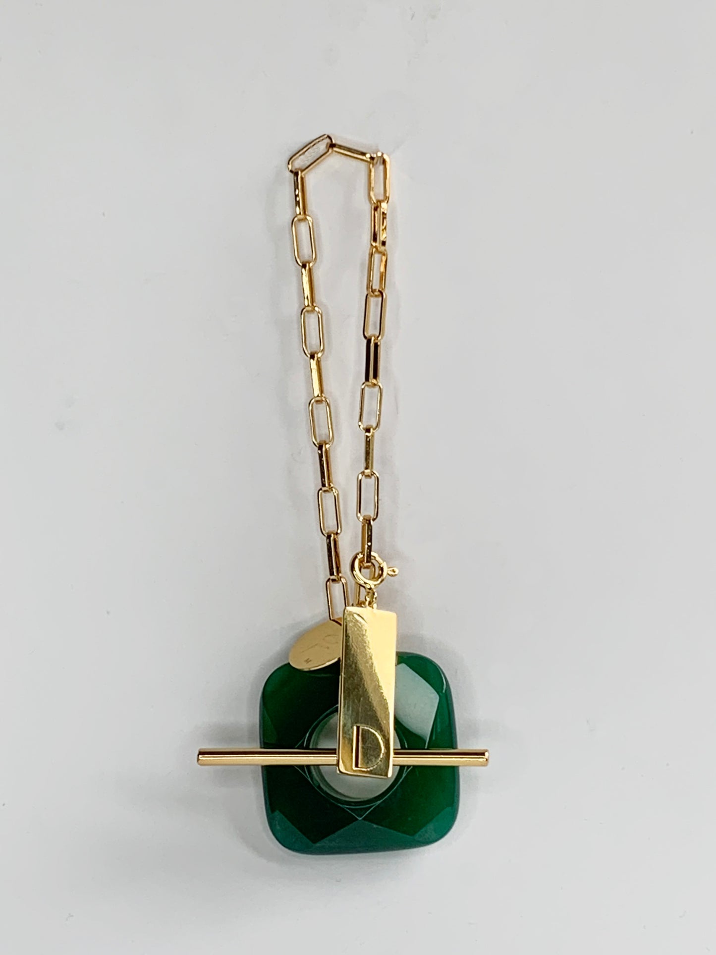 Charms quadrato verde