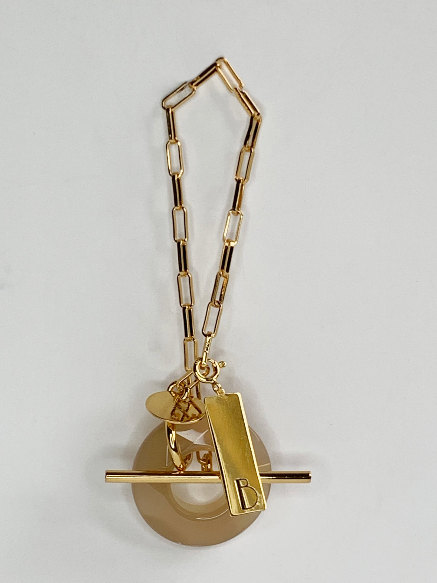 Charms rotondo giallo