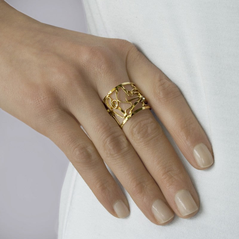 Henna band ring