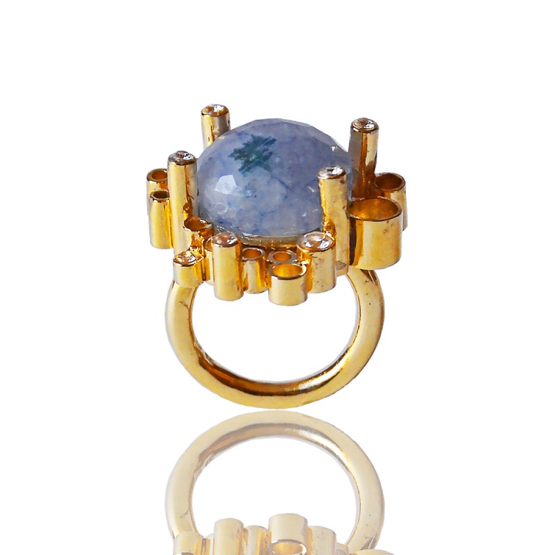 Silvermoon Blue Ring