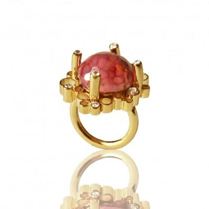 Anello Lunargenta Rosso