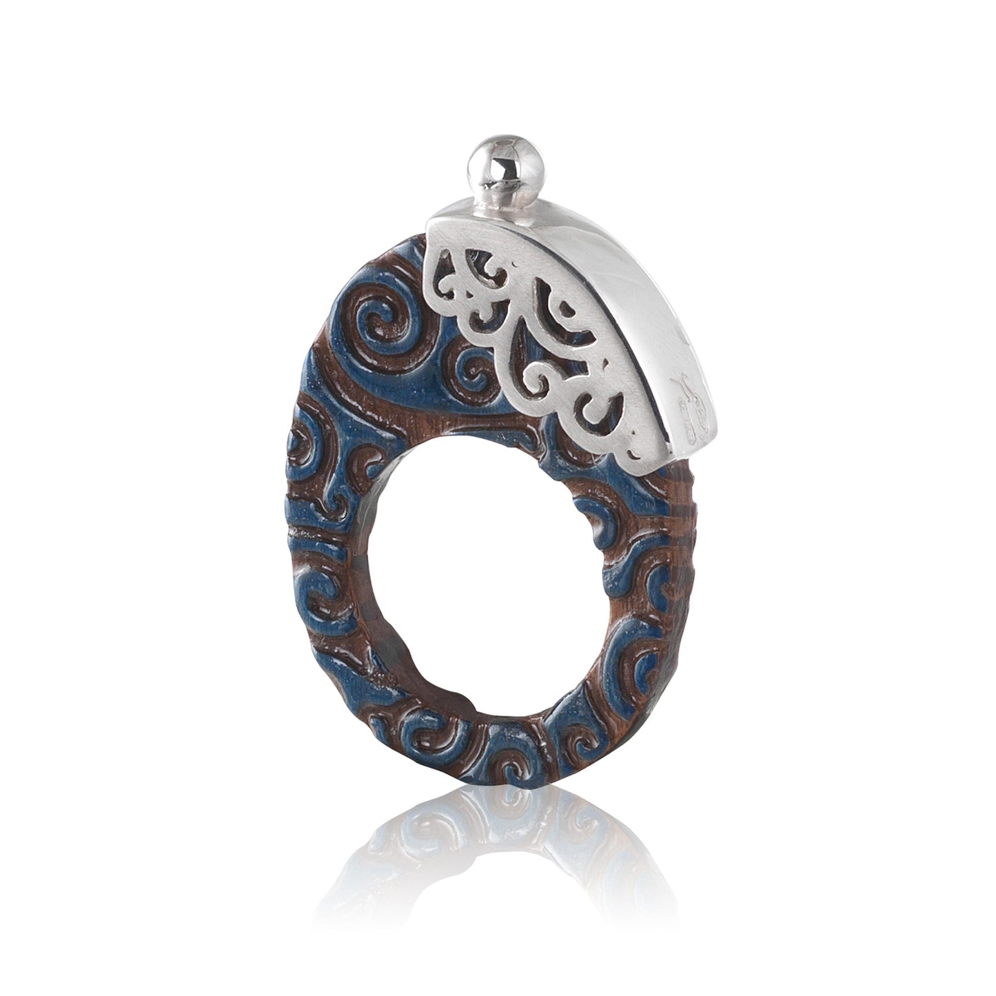 Anello Essenze 02-005/3 blu Tondo