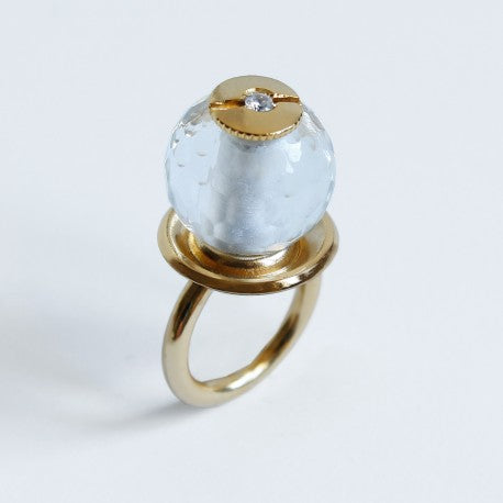 Mini Planetary Quartz Ring