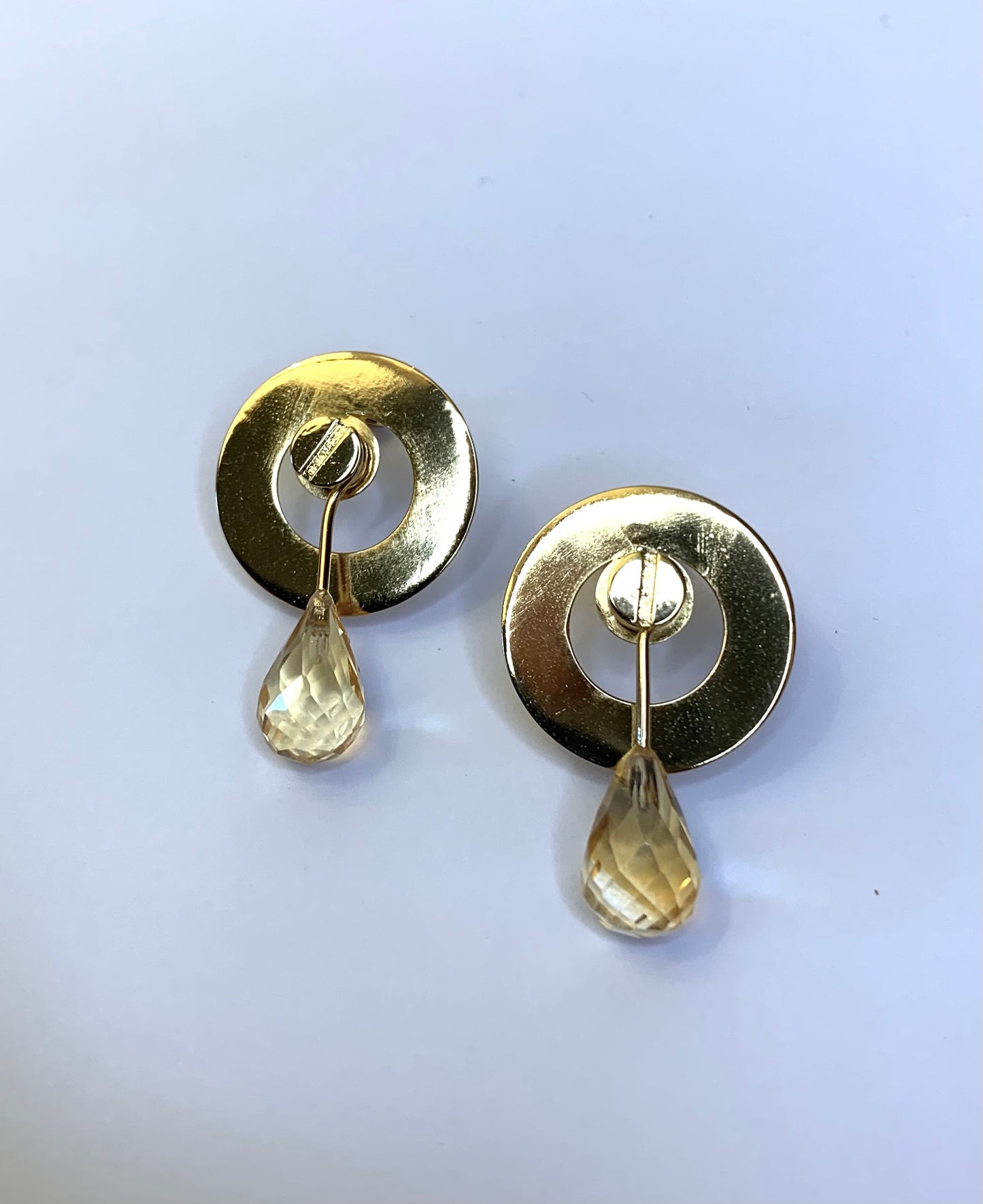 Orecchini “Viola del Pensiero” citrini