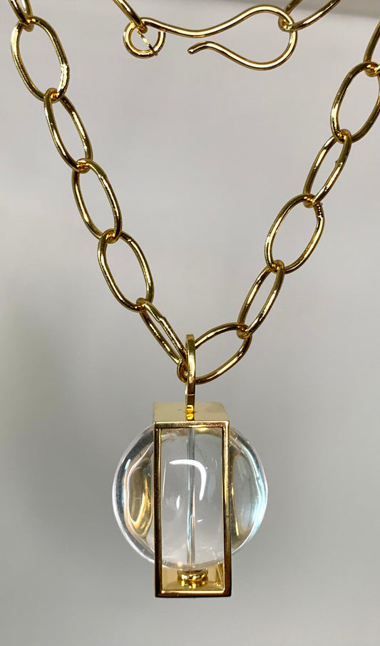 Collana lunga Lunaria