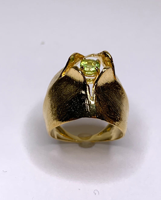 Anello Mughetto Peridoto