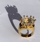 Anello Crown con Quarzo Trasparente