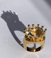 Anello Crown con Quarzo Citrino