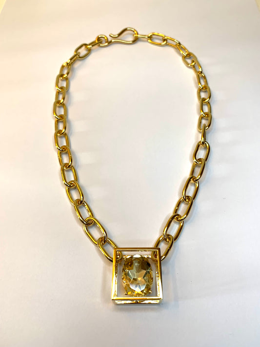 Girocollo “Viola del Pensiero” citrino