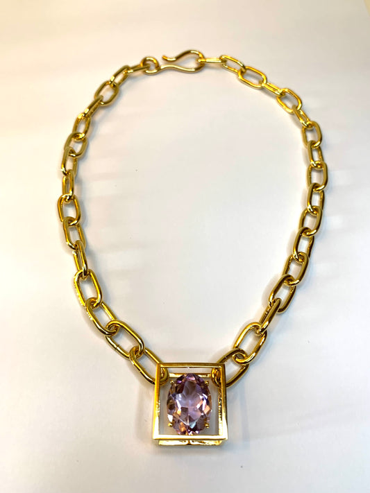 Girocollo “Viola del Pensiero” ametista