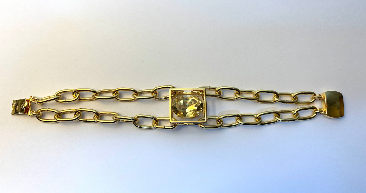 Bracciale “Viola del Pensiero” citrino