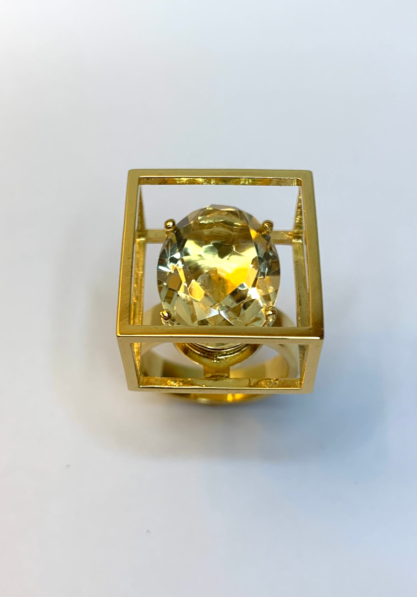 Anello “Viola del Pensiero” citrino