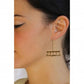 Flower barrette earrings