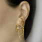Henna rhombus earrings